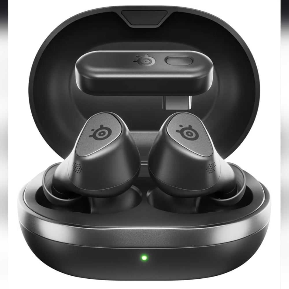 Black Wireless Gaming Earbuds